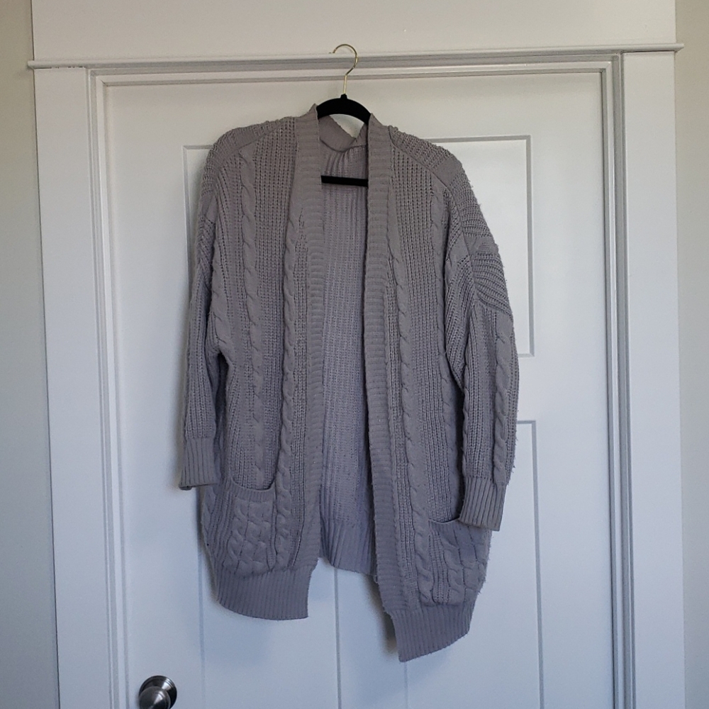 Large over sized knitted cardigan